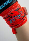 Reusch Attrakt Silver Roll Finger Junior 5372217 3333 black red 2